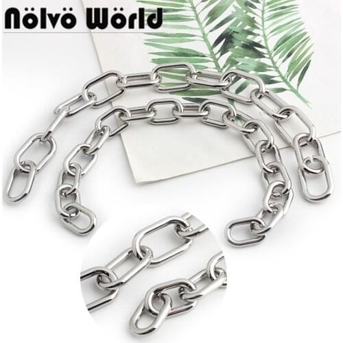 1-5 pieces 4 mm thick 2 sizes wallet chain bag chain accessory purse hardware supplies Silver chains