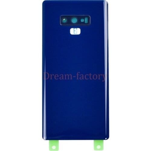 100PCS Back Cover Battery Door Rear Glass with Adhesive Glue Camera Lens for Samsung Galaxy Note 9 N960 N960F