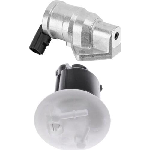 2 Pcs Car Accessories: 1 Pcs Fuel Filter for Mitsubishi Lancer 2.0 L 2002-2003 & 1 Pcs Idle Air Control Valve