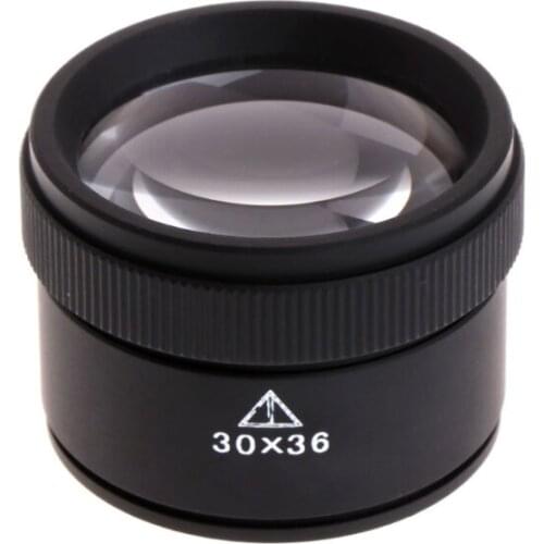 30X Portable Optics Loupe Magnifier Magnifying Glass Lens For Jeweler Coins Stamps