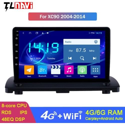 9 INCH Car Multimedia Player For VOLVO XC90 2004-2014 Android 10 RAM 6G+128G Built In DSP 4GLTE CARPLAY