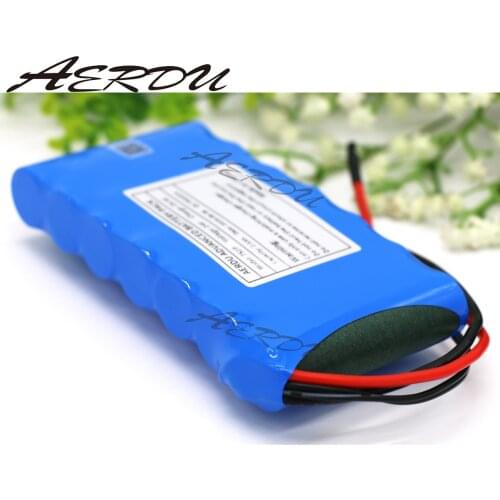 AERDU 7S1P 24V 2.5Ah 25.9V 29.4V lithium ion battery pack with built-in BMS for small electric unicycle scooter toy bicycle