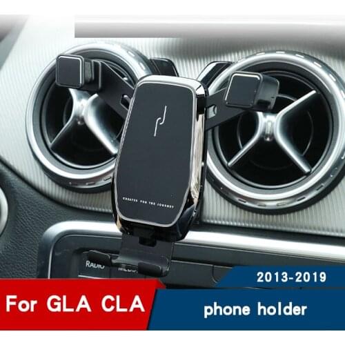 Car phone holder for Mercedes-Benz GLA 45 amg X156 CLA W117 C117 GLA200 GLA250 COUPE interior modified mobile phone bracket