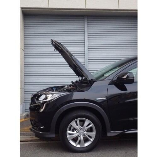 For 2013-2020 Honda VEZEL RU3 SUV Front Hood Bonnet Gas Struts Lift Support Shock Damper Carbon Fiber