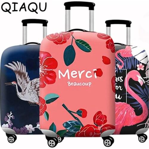 QIAQU Now Elastic Luggage Protective Cover Suitable for 18-32 Inch Trolley Case Thicker Suitcase Dust Cover Travel Accessories