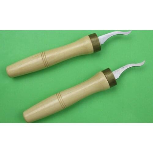 2pcs Violin making tools, clear up groove knife, good steel