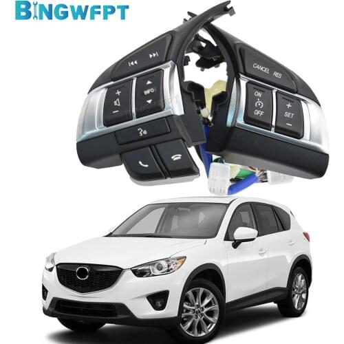 Audio Bluetooth Cruise Control Switch Button For Mazda 3 Atenza Axela CX5 CX-4 CX-5 NEW Multifunction Steering Wheel Switch