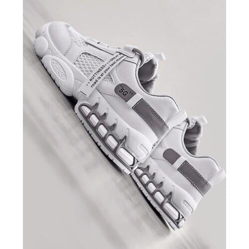 New Women Tennis Shoes 2020 Basket Female Gym Sport Shoes Stability Breathable Mesh Thick Sole Trainers Women Tennis Shoe Cheap