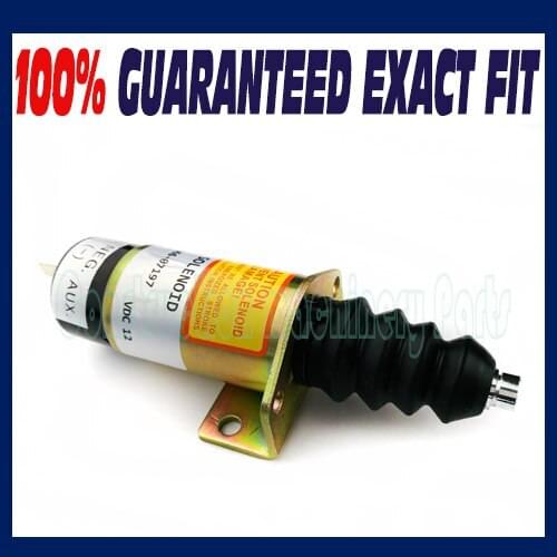 NEW DIESEL FUEL SHUT DOWN STOP SOLENOID FOR LISTER PETTER SA3405T-12 12C7U2B2S1