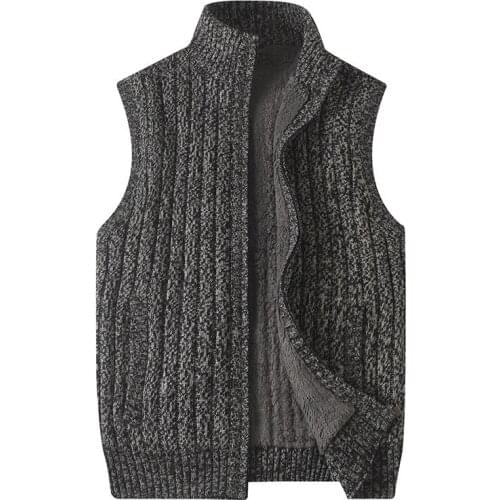 Sweater Men Casual O-Neck Pullover Men Autumn Winter Slim Fit Sleeveless Shirt Mens Sweaters Knitted Pull Homme Plus Szie 6XL