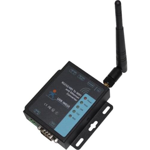 USR-W610 RS485/ RS232 WiFi Serial Server, Serial To Wifi / Ethernet Converter Support Modbus Gateway