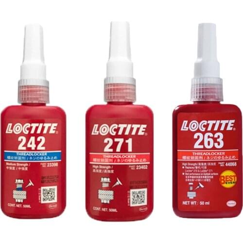 Screw seal glue Loctite 242 271 263 Screw Adhesive Anti-Pressure Adhesive Wire Sealing Anti-Corrosion Anaerobic glue