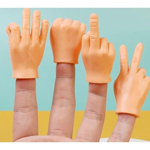 Funny Mini Hands Creative Finger Fidget Toys Small Hand Tease the Cat Pet Toy