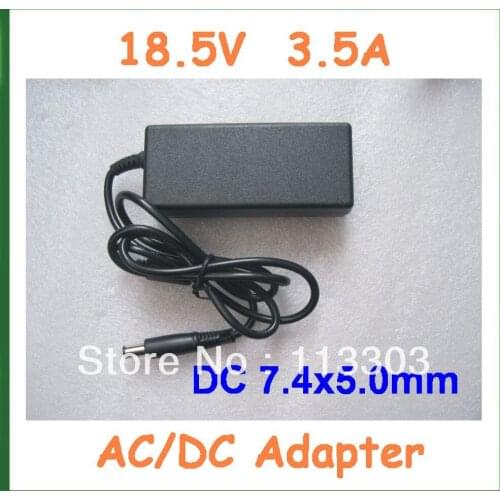 Replacement Laptop Charger 18.5V 3.5A 65W DC 7.4x5.0mm Power Supply for HP Compaq NC6320 Laptop w/ AC Cable Power Adapter