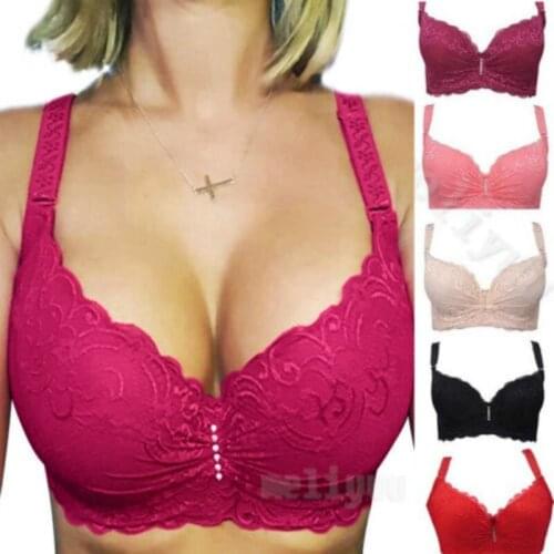 2019 Spring and Summer lace bra female lingerie sexy big size bra Plus Size Women Ladies Sexy Cotton Push Up Bra Underwear
