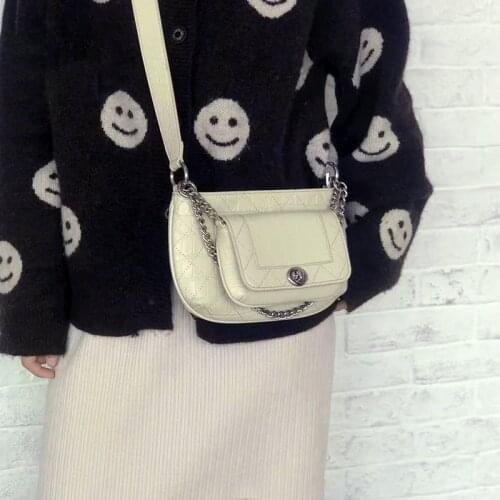 2021New Genuine Leather Crossbody Bag For Women Chain Son-mother Shoulder Bag Cow Leather Crocodile Pattern Ladies Messenger Bag