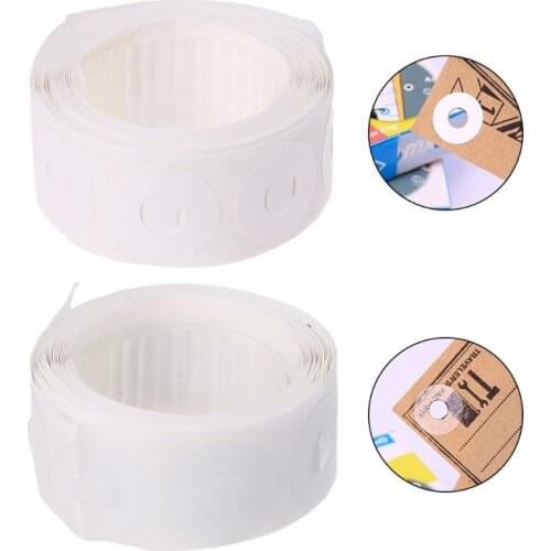 250 Pcs/Box Labels Self-Adhesive Hole Punch Protector Loose-Leaf Paper Hole Reinforcement Labels Round Stickers for Office