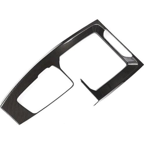 For X3 X4 G01 G02 Accessories 2018-2020 Car Center Console Gear Shift Panel Decoration Cover Trim,Carbon Fiber