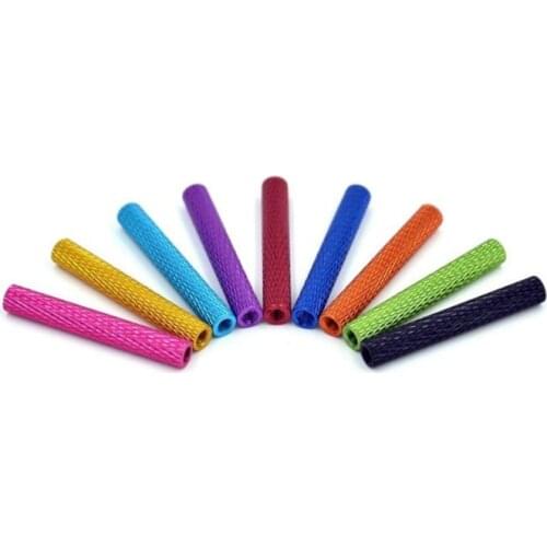 M3 3mm Colourful Aluminum Alloy Knurled Spacer Standoff Stud Column Post Non-slip 6/10/15/20/25/28/30/35/40mm