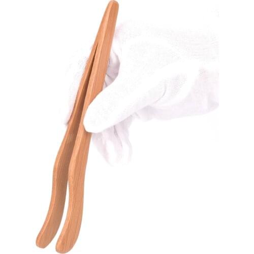 Wooden Food Clips Toast Tongs Toaster Bacon Clamp Sugar Ice Tea Tong Salad Kitchen Clipping Tool
