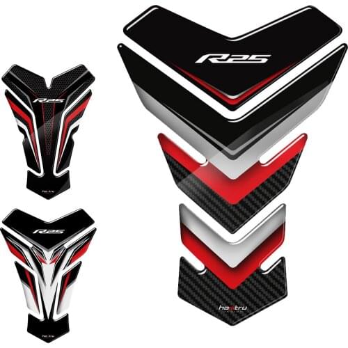 For Yamaha YZF-R25 R25 Tankpad 3D Resin Motorcycle Tank Pad Protector Sticker