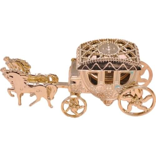 Hot Plastic Candy box Carriage Shape Cute Candy Chocolate Box Baby Shower Birthday Wedding Party Favor