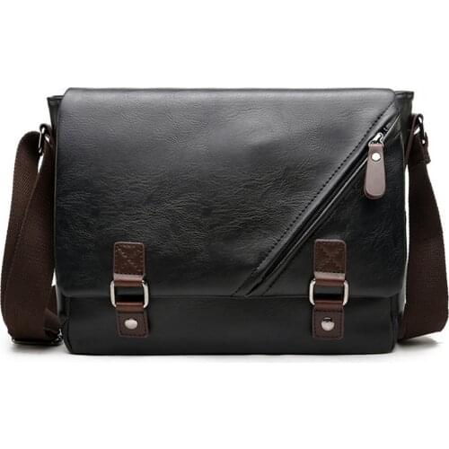 2021 Vintage Mens New Crossbody Shoulder Bags Messenger Bag Laptop Satchel Business Mens Bag Diagonal Bag