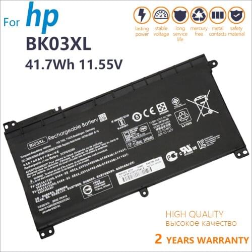 Genuine BK03XL Battery For HP Pavilion X360 14 14m 14-BA033TX 14-ba001ns HSTNN-LB7S HSTNN-UB7G TPN-W125 916366-541 916811-855