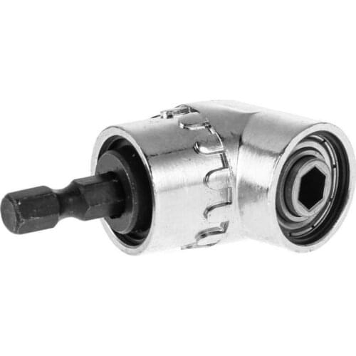 105 Degree Angle Right Driver Drilling Shank Screwdriver Magnetic + 1/4 3/8 1/2 Inch Hex Drill Bit Socket Holder Adaptor Sleeve