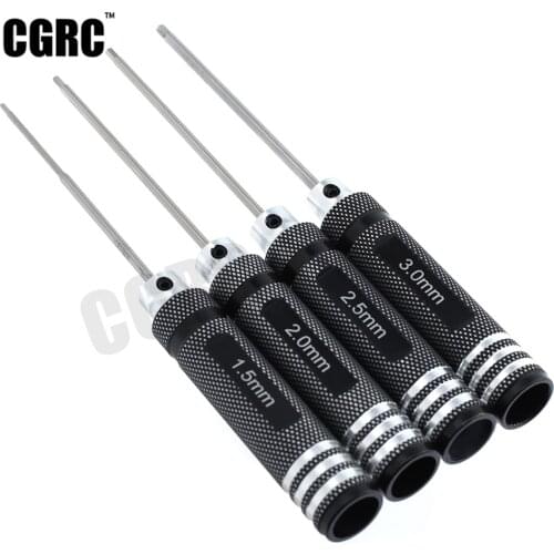 RC Model Hex Screwdriver 1.5mm 2.0mm 2.5mm 3.0mm RC 1/10 Crawler TRX4 1/14 Truck Scania Boat Aircraft Drift Repair Tool