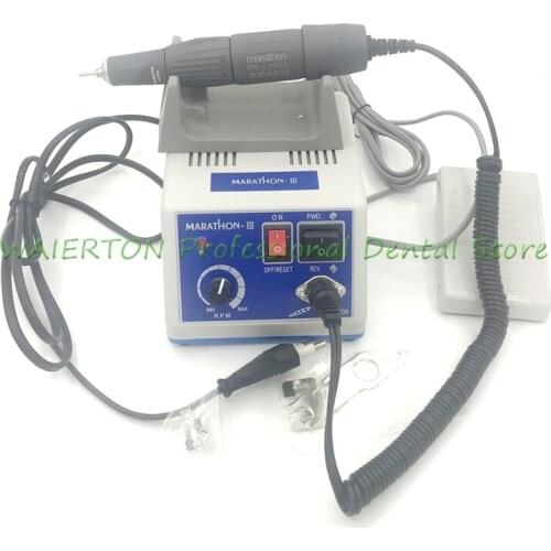 Dental Lab MARATHON Micromotor Machine N3 + 35K RPM SDE-H37L1 Polishing Handpiece Saeyang