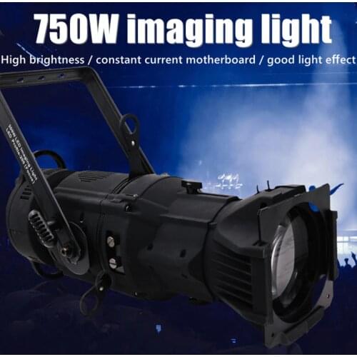 LED 750W imaging light image spotlight stage lighting wedding party auto show light high power follow spot light