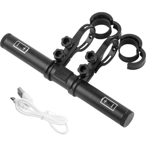 Bicycle Handlebar Extended Bracket USB Charging Power Bank Aluminium Alloy Handlebar Extender Handlebar Extension Support Rack