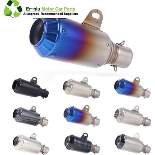 Universal Modified Motorcycle Exhaust Muffler 250SB MT07 MT09 SV650 GSX R600 R650 R750 CBR125R Z800 Z900 CBR150R CBR250R