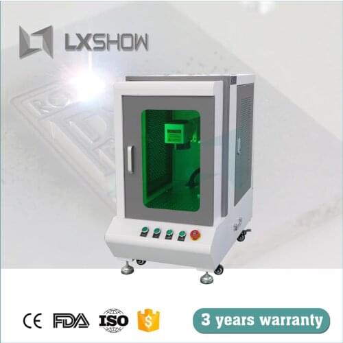 Cabinet Fiber Laser Marking Machine 30W 50W Jewelery Metal Marking Engraving Machine