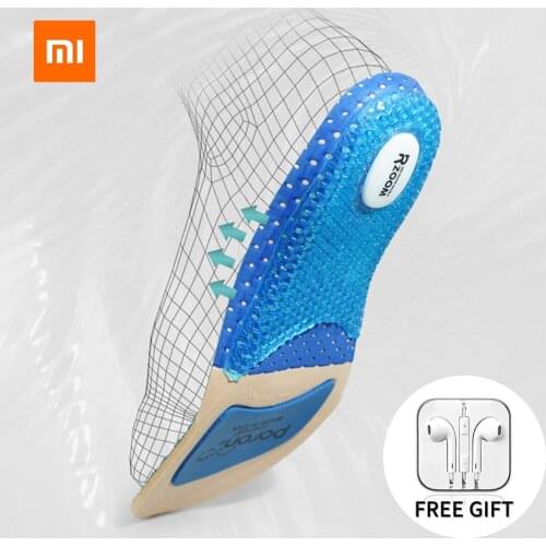 Xiaomi Youpin Size 35-45 Insoles Sneakers Casual Shoes Sports Shock Absorption Breathable Elastic Skin-Friendly Insole Unisex