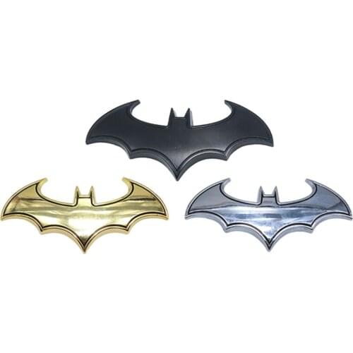 1 Pcs 3D metal bat car logo car styling tail sticker motorcycle car accessories cool styling