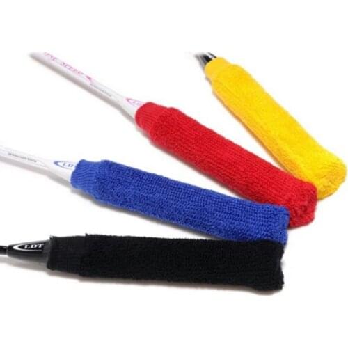 2 PCS Badminton Racket Grip Cover Elastic Anti-slip Washable Sweat Absorption Towel Wrap For Tennis Fishing