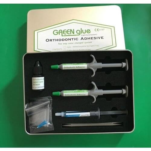 2box Denxy Dental Good Quality Orthodontic Green Glue Orthodontic Glue Orthodontic Bracket Use Bonding