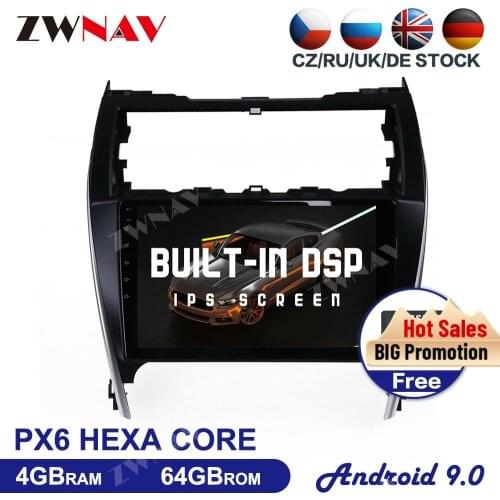 10 Inch HD screen Android 9.0 Car Multimedia Player For Toyota Camry 2012-2017 car GPS Navi WIFI BT Audio Radio stereo head unit