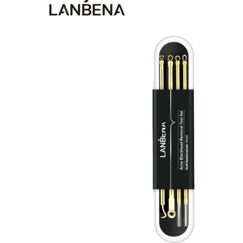 BREYLEE Acne Blackhead Removal Needles Stainless Steel Pimple Blackhead Remover Spoon Tool Set Facial Pore Cleaner for Face Care