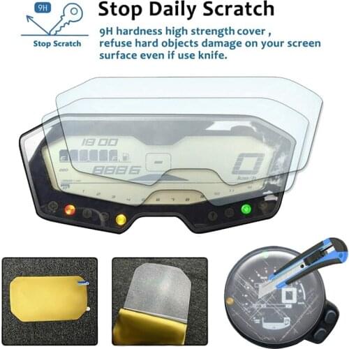 For Yamaha MT-07 FZ-07 2013-2017 Motorcycle Instrument Blu-Ray Scratch Protection Film Dash Board Screen Protector
