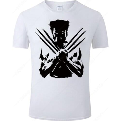 X-Men Wolverine T Shirt Men Women Summer T-Shirt 2021 Fighting Streetwear Tee 100% Cotton Short Sleeve Print Tshirt Homme J43