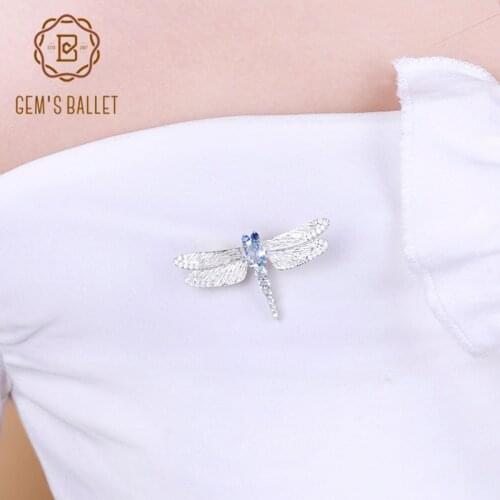 GEM'S BALLET Dragonfly Brooches For Clothes
