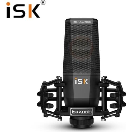 IKG3000 Studio Condenser Gold Diaphragm Microphone Shocking Sound Effects For Stage Performance/Professional Recording/Webcast