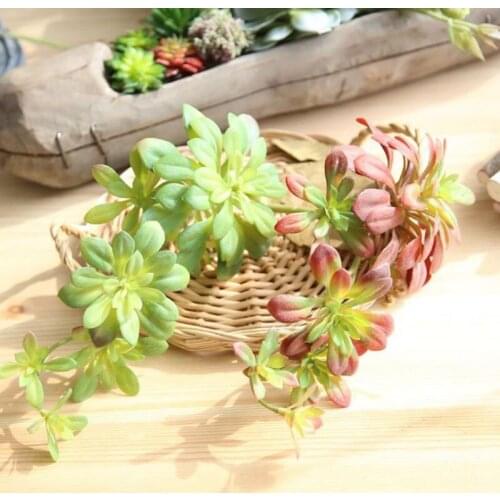 Artificial Plants Plastic Grass Green Fake Plastic plant decorative Fake plants flowers Garden Home Decoration Simulation grass