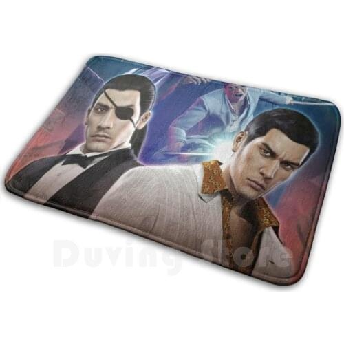 Yakuza 0 Poster Mat Rug Carpet Anti-Slip Floor Mats Bedroom Yakuza Yakuza 0 Yakuza Kiwami Goro Majima Kazuma Kiryu Akira