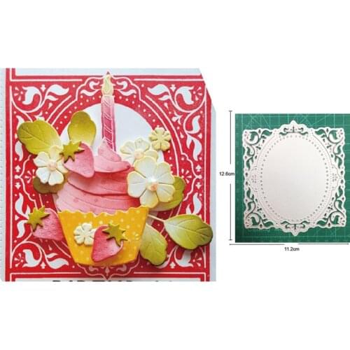 Lace Photo Frame Metal Cutting Dies For Scrapbooking dies DIY Decorative Embossing dies Stencils Dies Paper Card Making New 2020