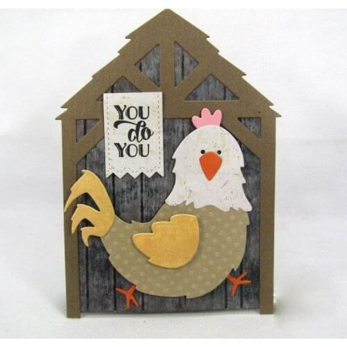 Cock Chick Metal Cutting Dies Stencils For DIY Scrapbooking Photo Album Decorative Embossing Paper Cards Handcraft Die Cut 2019