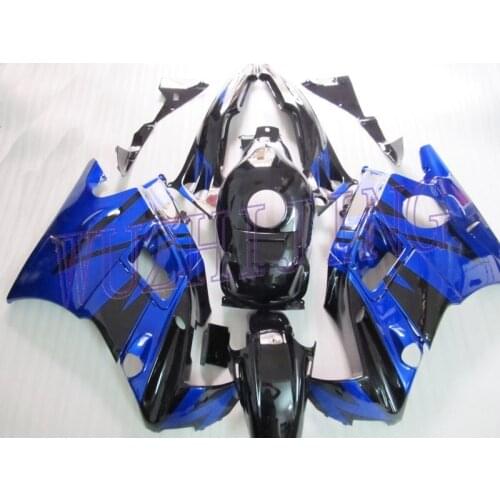 Motorcycle Fairing CBR600 F2 91 92 Motorcycle Fairing for Honda Cbr600 1994 Blue Black Fairings CBR600 F2 1991 - 1994
